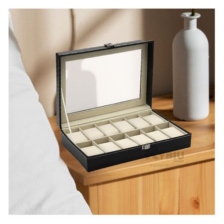 Organizador con Separadores de Reloj Negro Y+Papel de Regalo Organizador con Separadores de Reloj Negro Y+Papel de Regalo