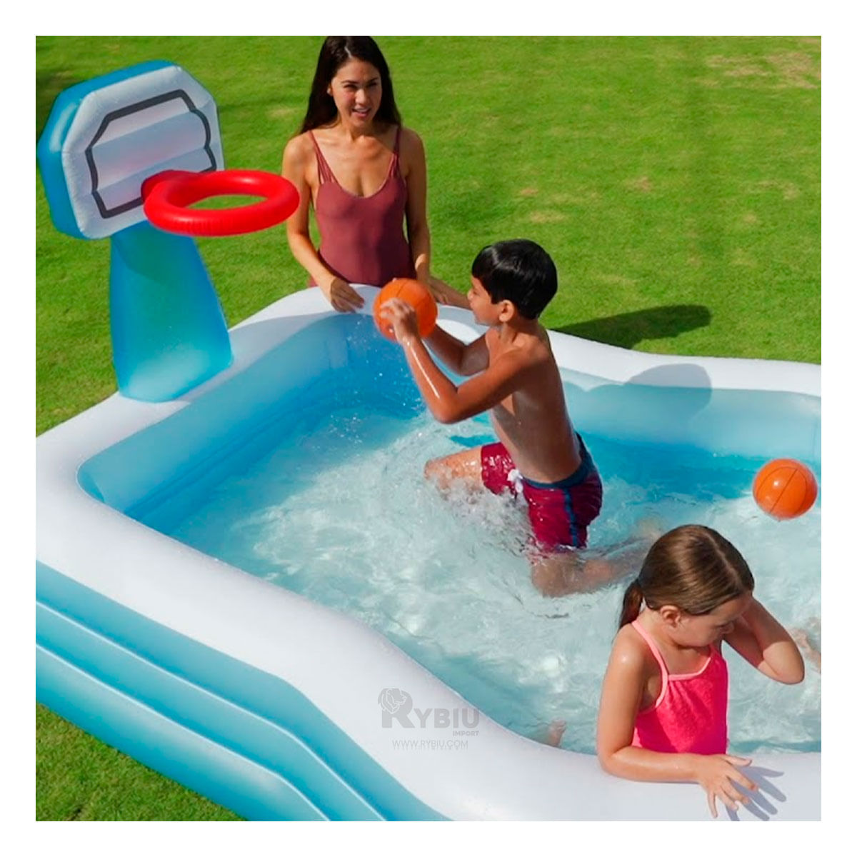 Piscina con Bordes Suaves y Funcional Y+Papel de Regalo