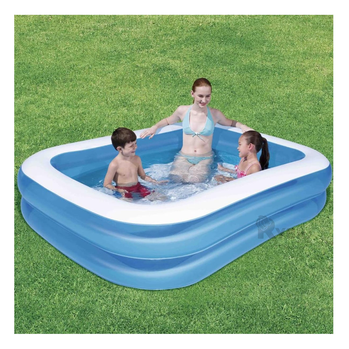 Piscina para Niños Pequeños en Color Azul Y+Papel de Regalo