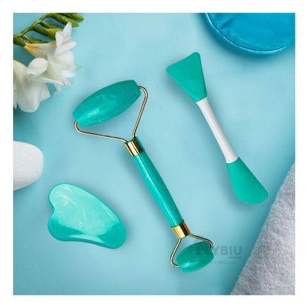 Set de Rutina de Limpieza de Color Turqueza Y+Stickers Set de Rutina de Limpieza de Color Turqueza Y+Stickers