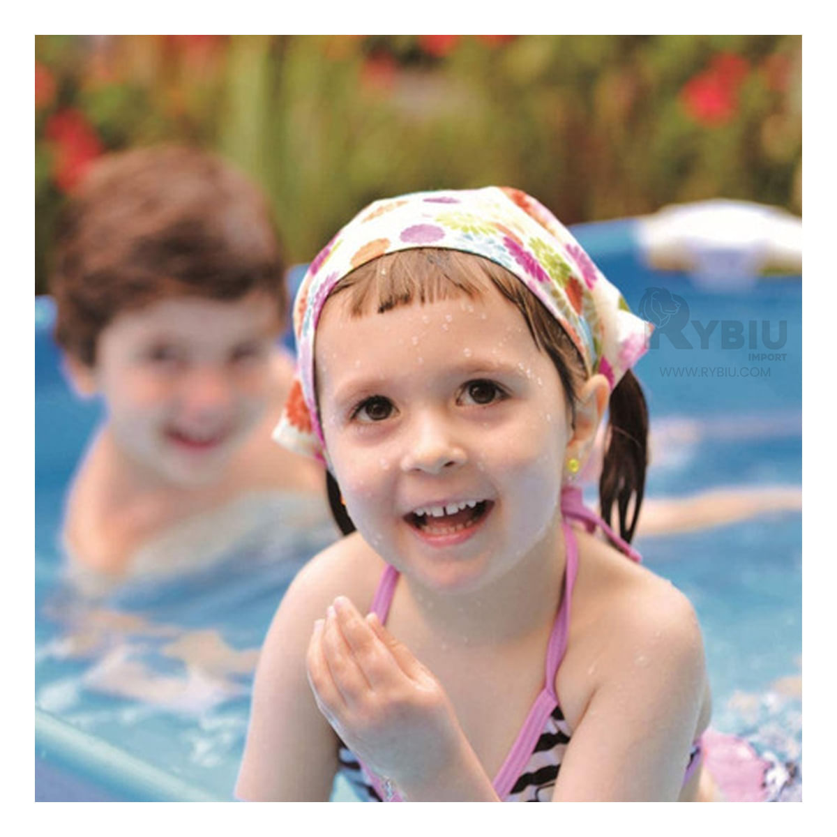 Pileta Acolchada para Niños Y+Regalo Ligas para Peinar