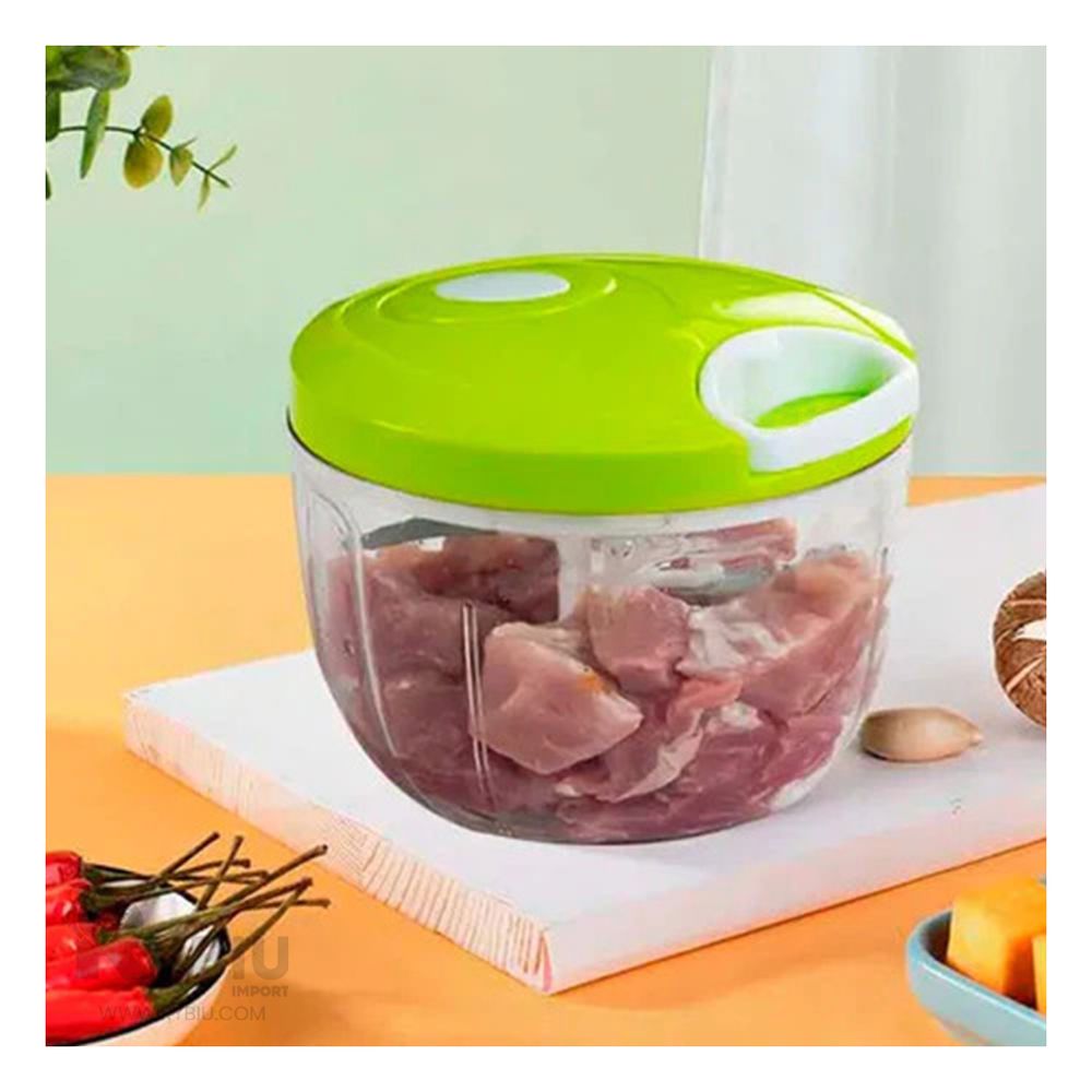 Picatodo Manual de Cocina de Color Verde Y+Papel de Regalo Picatodo Manual de Cocina de Color Verde Y+Papel de Regalo