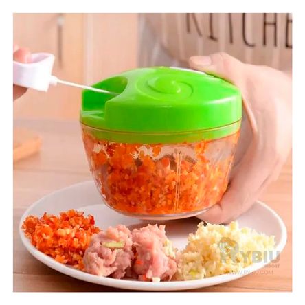 Picatodo de Frutas y Verduras de Color Verde Y+Stickers Picatodo de Frutas y Verduras de Color Verde Y+Stickers