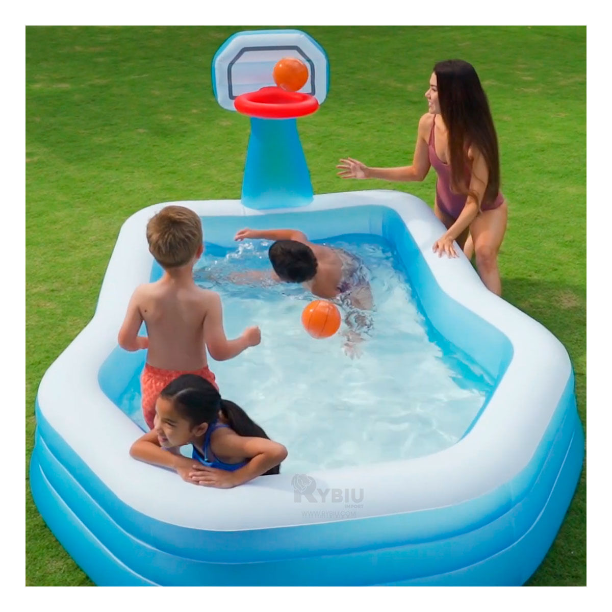 Piscina para Juegos Acuaticos y Sencillo Y+Regalo Stickers