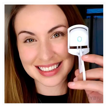 Rizador Electronico de Pestañas de Color Blanco Rizador Electronico de Pestañas de Color Blanco