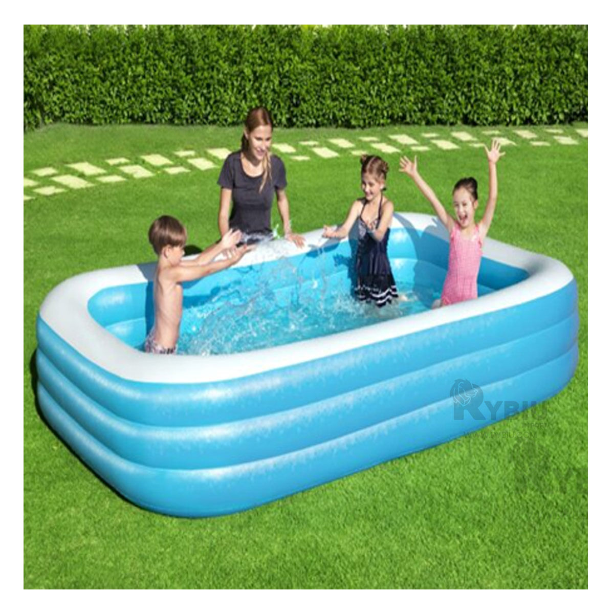 Piscina Hermosa y Altamente Resistente en Color Azul