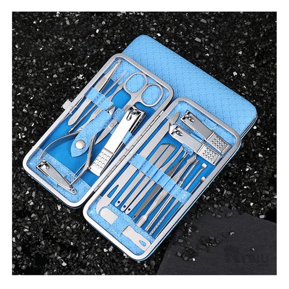 Set de Belleza de Manos y Pies de Color Celeste Y+Agendita Set de Belleza de Manos y Pies de Color Celeste Y+Agendita