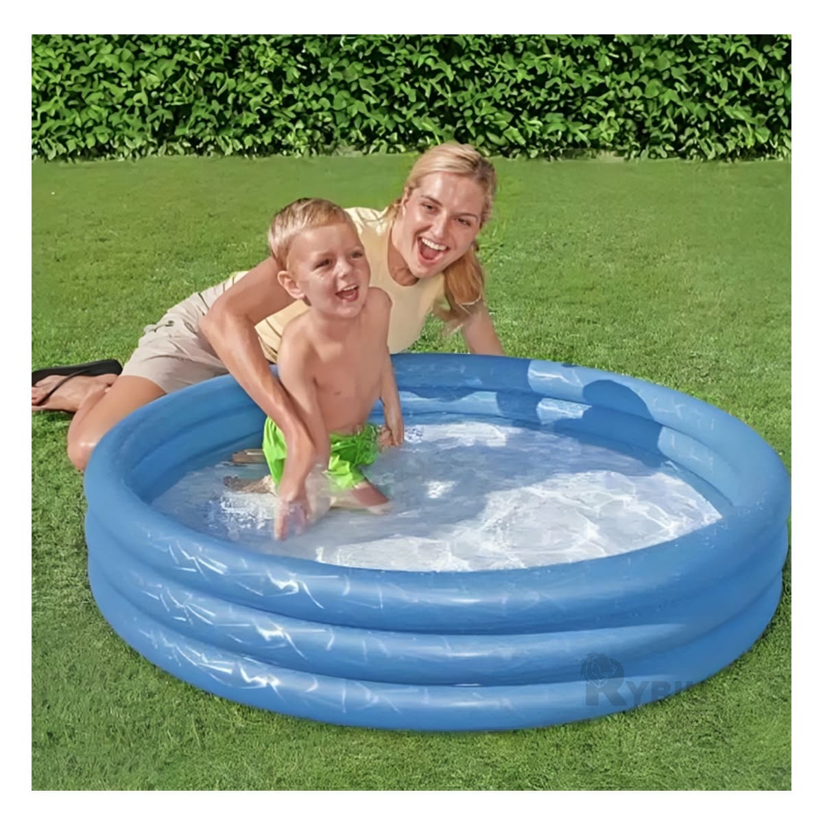 Piscina Sencilla de Instalar en Color Azul Y+Regalo Stickers