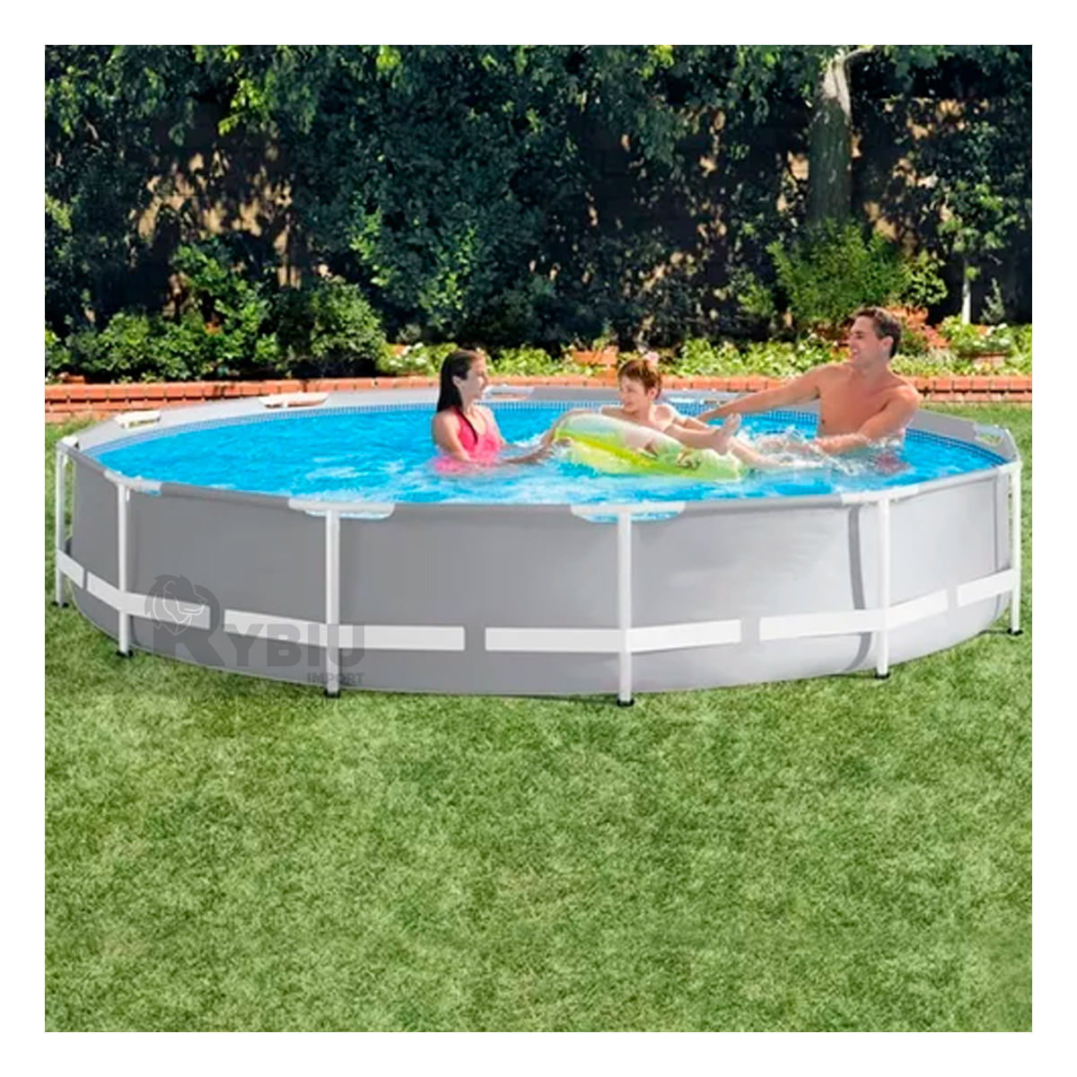 Piscina Redonda con Depuradora Ideal para El Verano