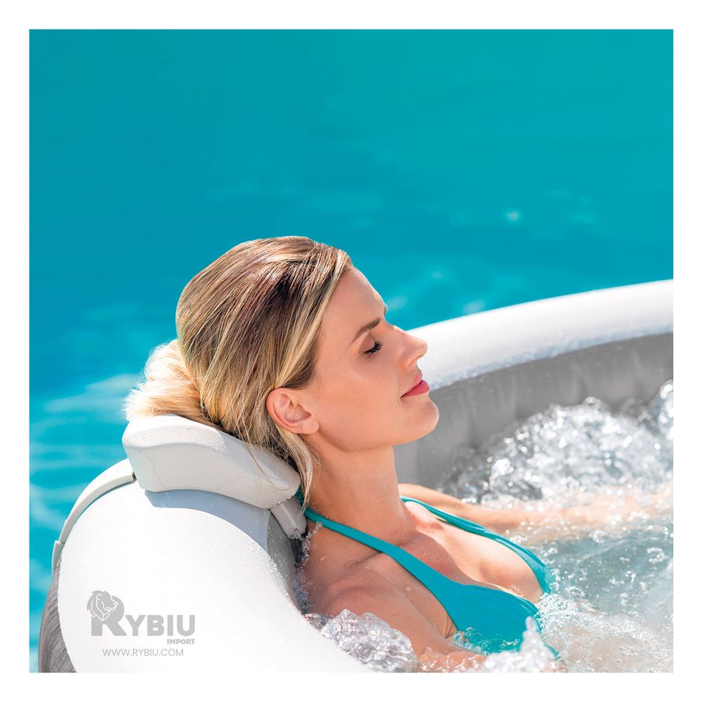 Spa Inflable Refrescante y Comodo para Todos en Gris Spa Inflable Refrescante y Comodo para Todos en Gris