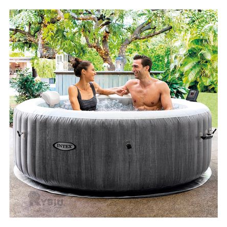 Spa Piscina Transportable en Color Gris Y+Regalo Agendita Spa Piscina Transportable en Color Gris Y+Regalo Agendita