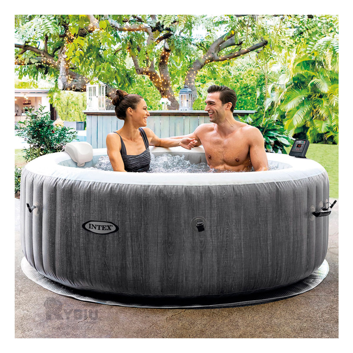 Spa Piscina Transportable en Color Gris Y+Regalo Agendita