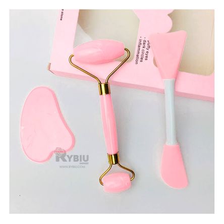 Set Moderno de Limpiza Facial Color Rosado Bebe Y+Stickers Set Moderno de Limpiza Facial Color Rosado Bebe Y+Stickers