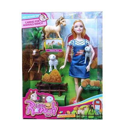Set Muñeca Little Ranch Cuida Vive Aventuras | Promart.pe - Promart