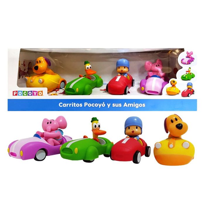Juguetes De Amigos Juguete Set De Vehículos Pocoyo Y Sus Amigos 4pcs