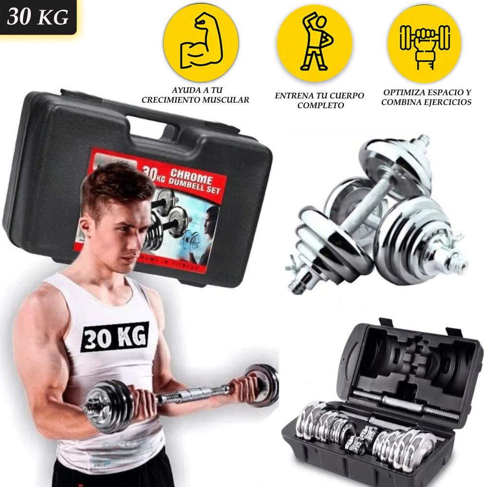 Mancuernas Cromadas Venta De Set De Mancuernas Set Mancuernas