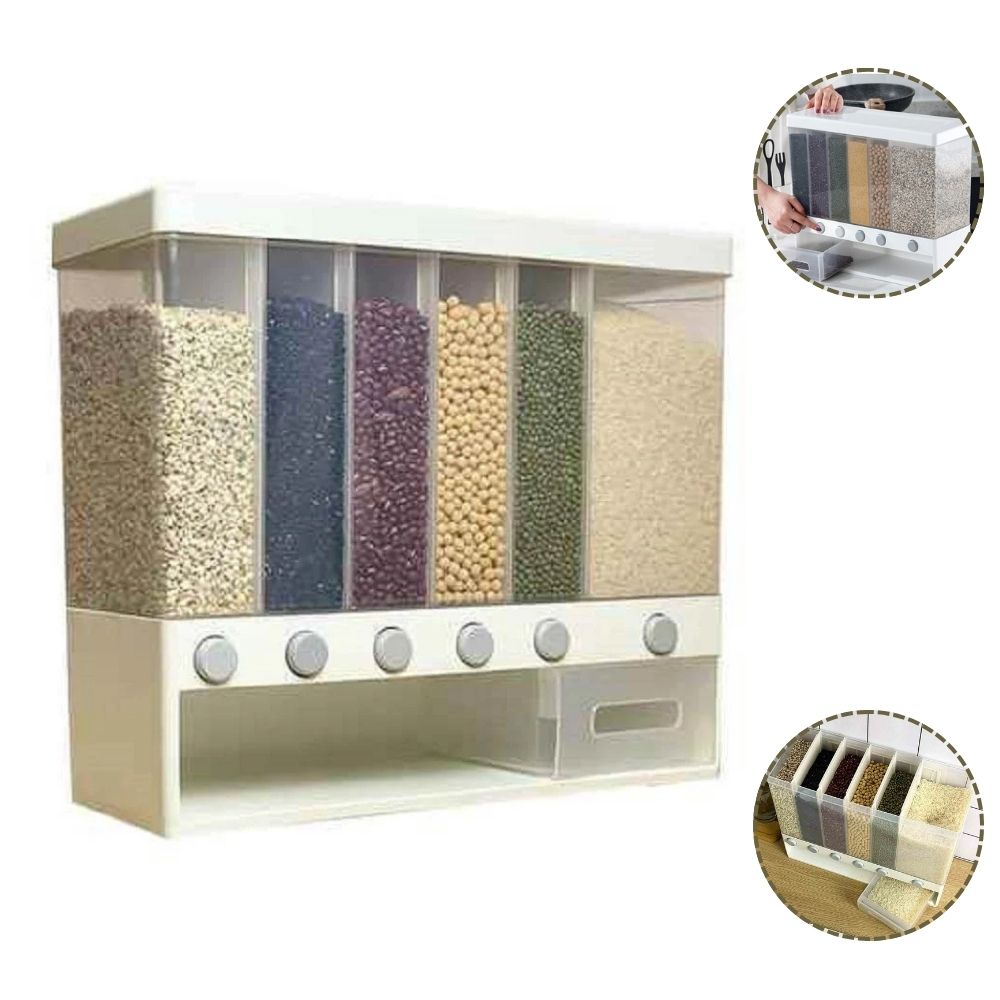 Dispensador de Menestras 6 Divisiones