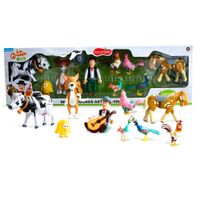 Set de Figuras Articulables La Granja de Zenón 10 Piezas