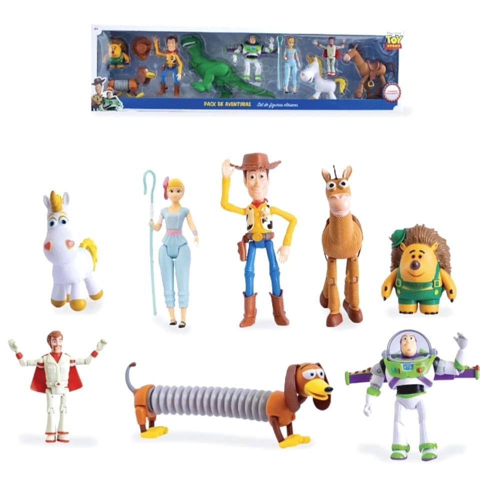 Set de Muñecos de Jebe Toy Story Articulados 9 Pcs Set de Muñecos de Jebe Toy Story Articulados 9 Pcs