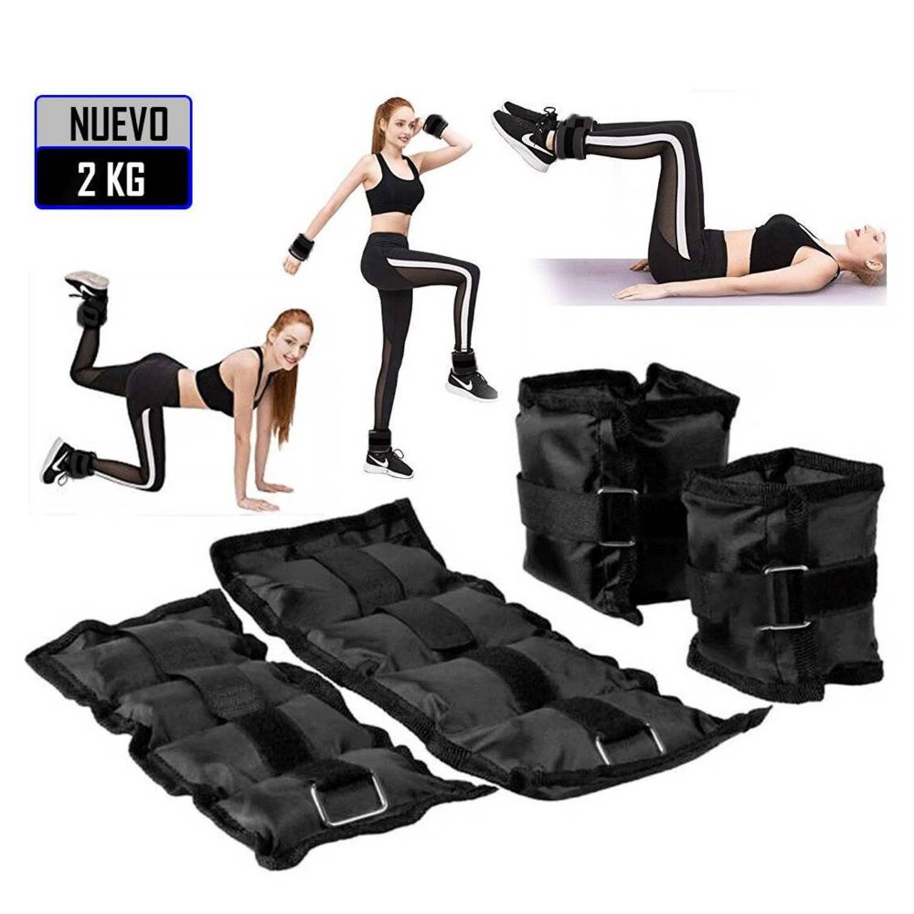 Pesas tobilleras peso de 2 kg pack 2 unidades Pesas tobilleras peso de 2 kg pack 2 unidades