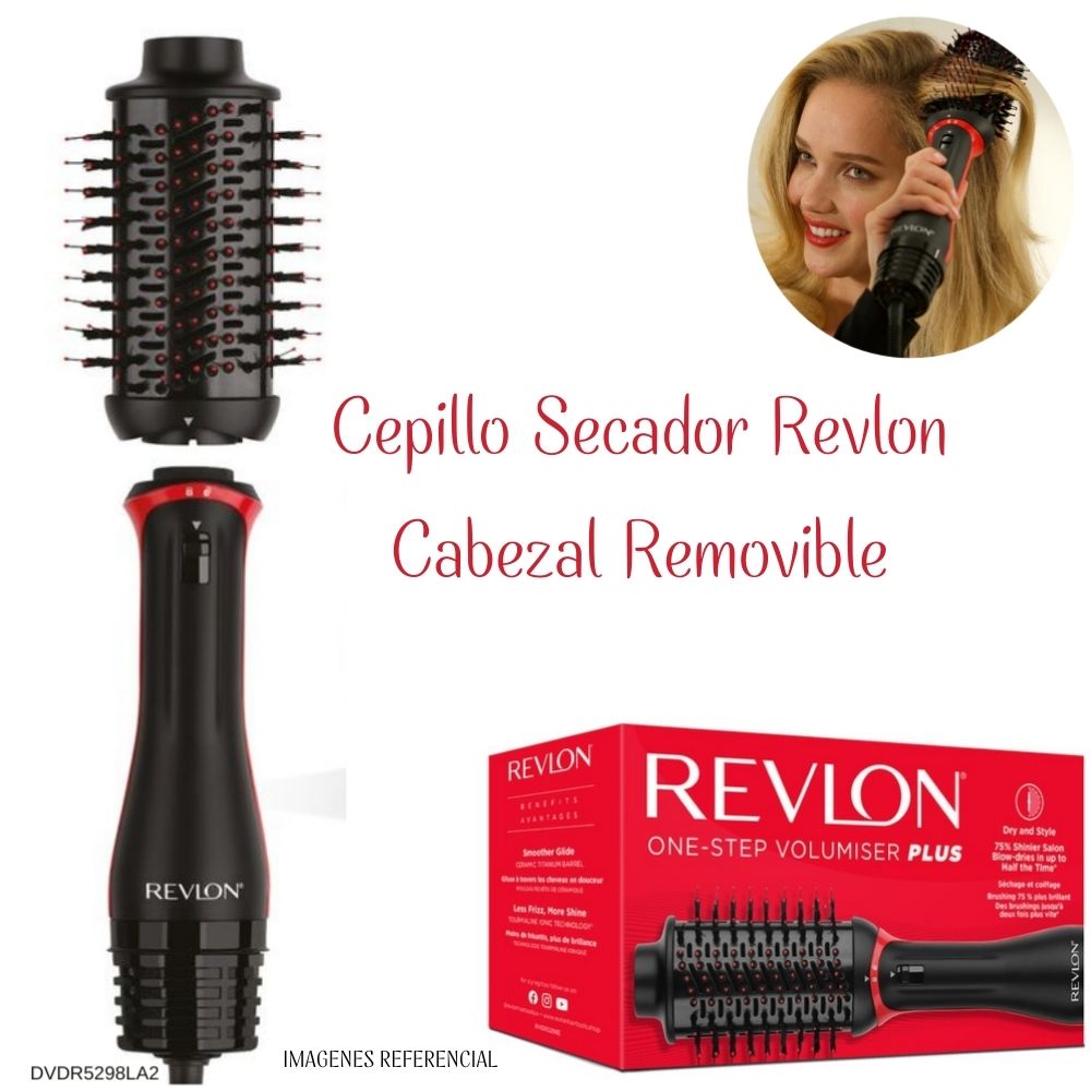 Cepillo Secadora Revlon One-Step Voluminizaer Plus - Cabezal Removible