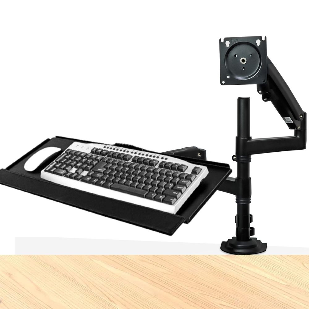 Rack de Monitor y Teclado con Mouse para Escritorio y Adaptable en ...