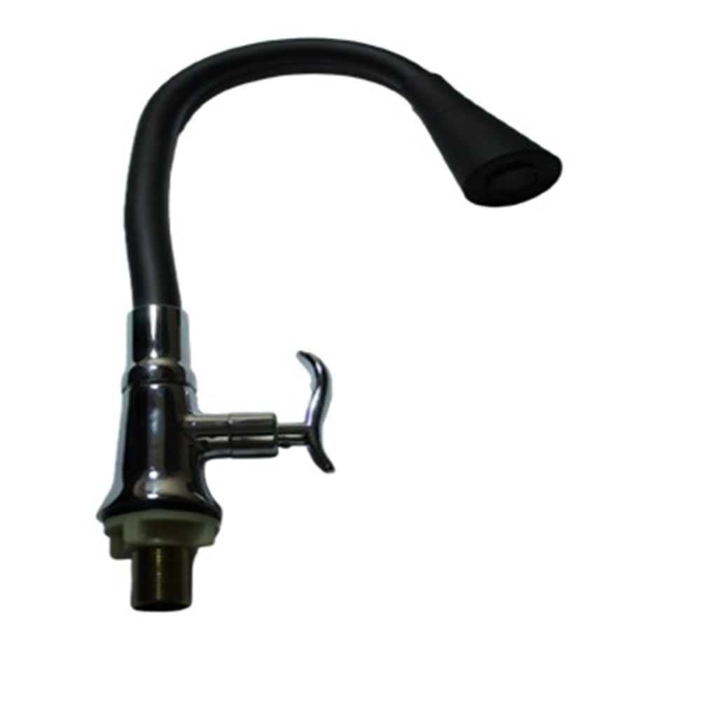 Pico Bar Flexible Negro Con Cromado