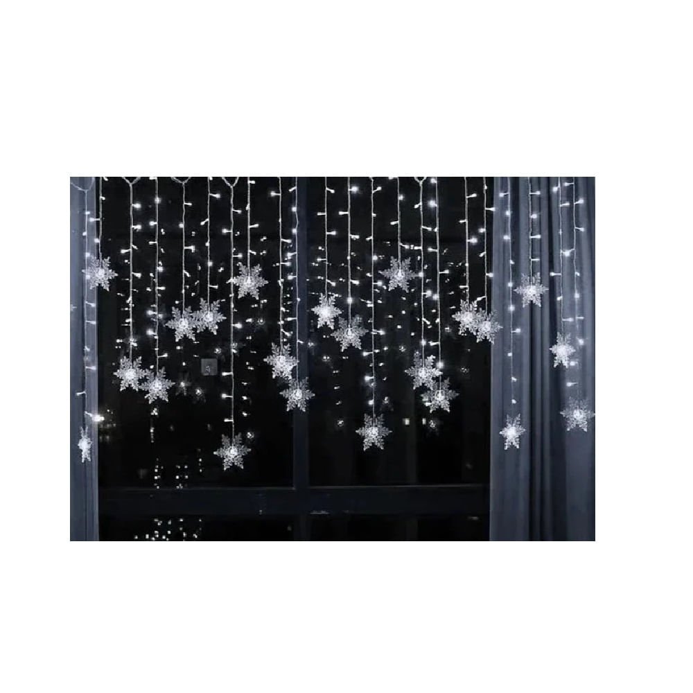Juego de Luces Blancas Navideñas Modelo Variados