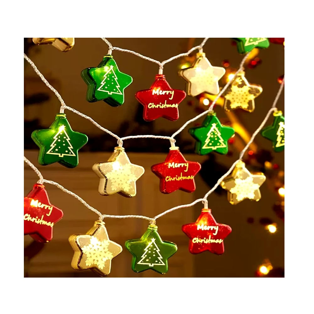 Juego de Luces Navideñas Estrella Modelo Variado