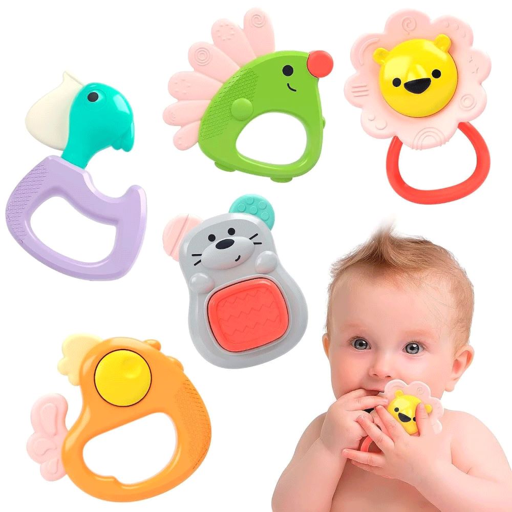 Mordedores de Bebes Bosque Hola E318A 5 Piezas Mordedores de Bebes Bosque Hola E318A 5 Piezas