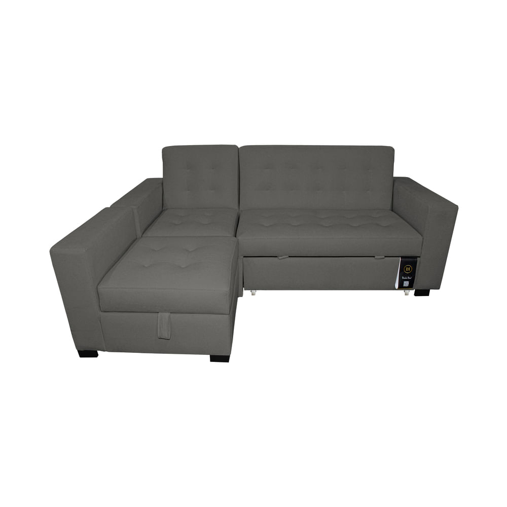 Sofa Cama Multifuncional Baraka Home Kavala 3 cuerpo - Gris Oscuro