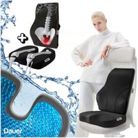 Duo Cojines Lumbar y Asiento mejorado de Gel Tech Viscoelastico Bambu 2 en 1