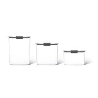 Set Hermeticos Rubbermaid Brilliance Pantry 3 Piezas