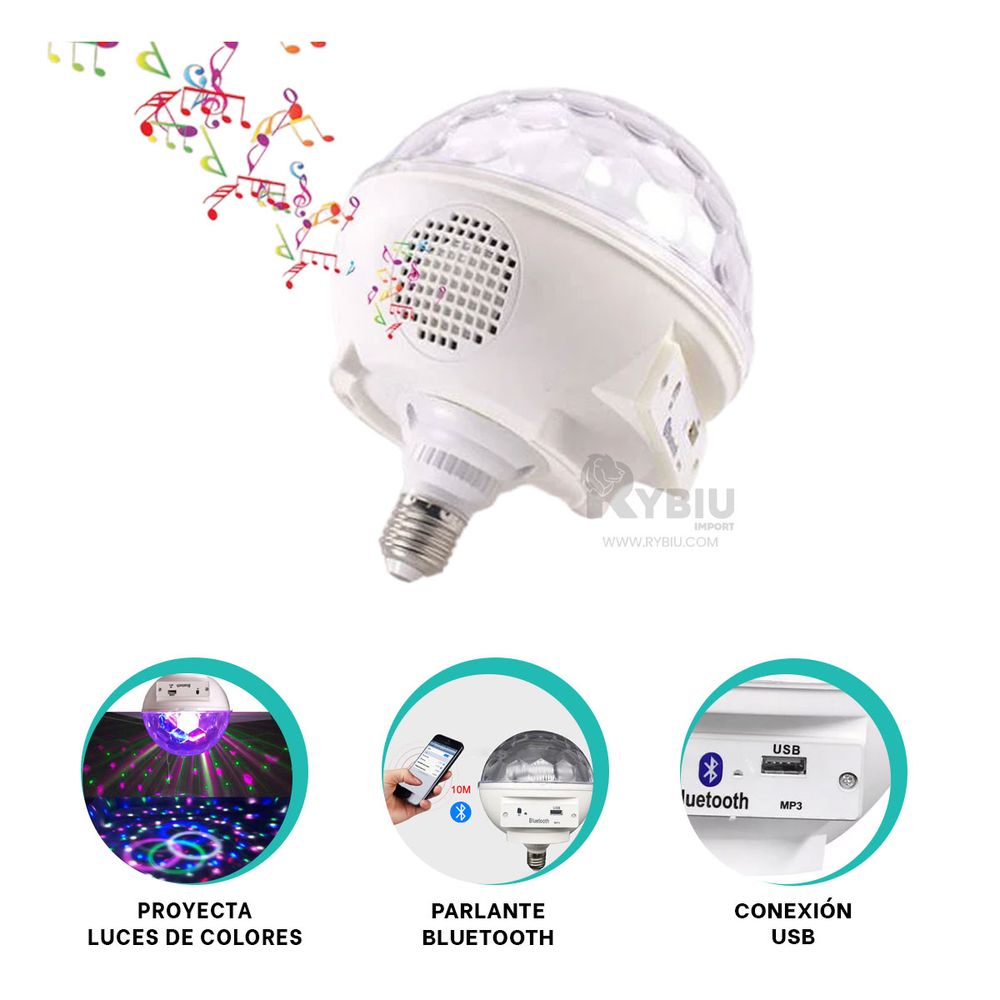 Foco Eficiente y Moderno en Color Blanco Y+Stickers | Promart.pe - Promart