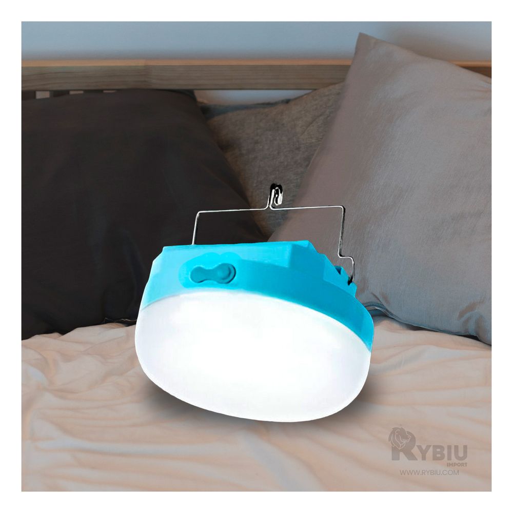 Foco Eficiente y Portatil en Color Celeste Y+Stickers Foco Eficiente y Portatil en Color Celeste Y+Stickers