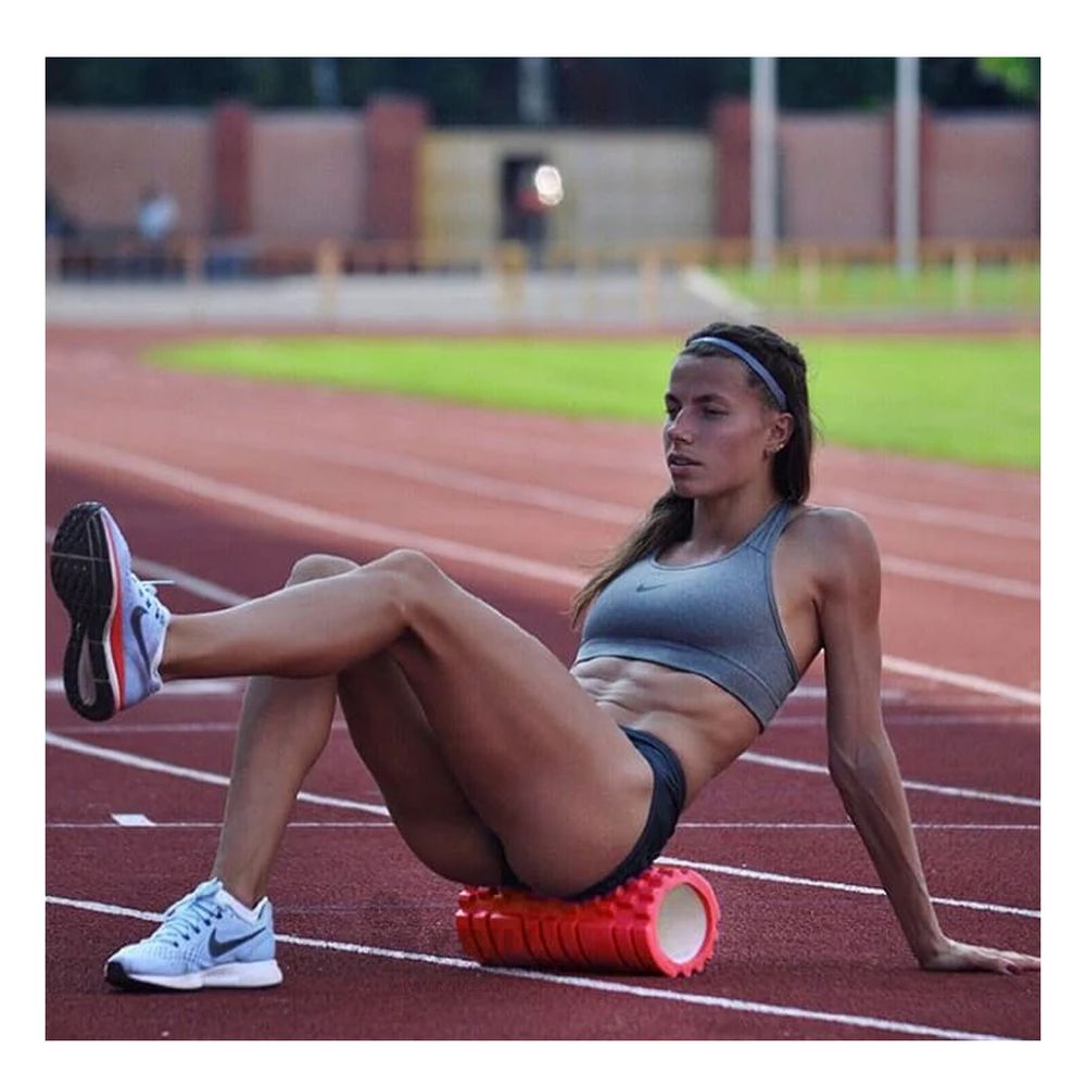 Roler para Entrenar Transportable en Tono Rojo Y+Stickers Roler para Entrenar Transportable en Tono Rojo Y+Stickers