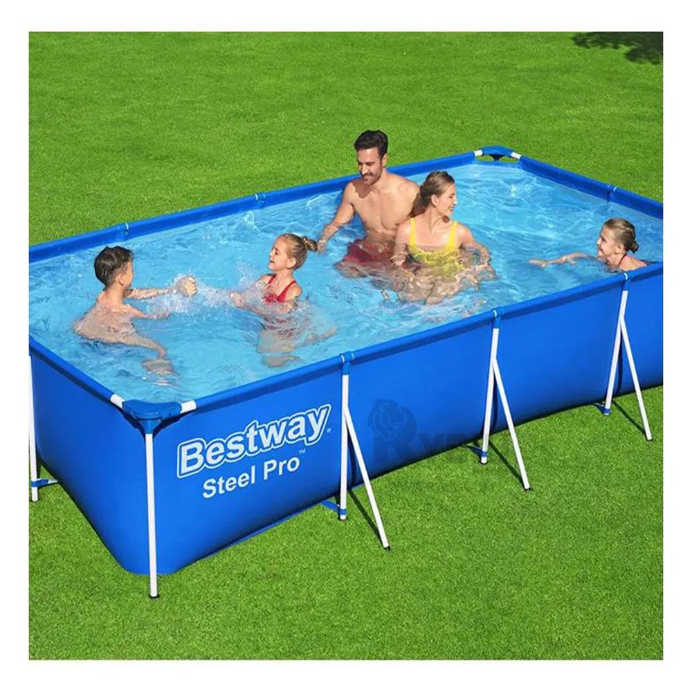 Piscina Rectangular con Parante Ideal para El Verano Piscina Rectangular con Parante Ideal para El Verano