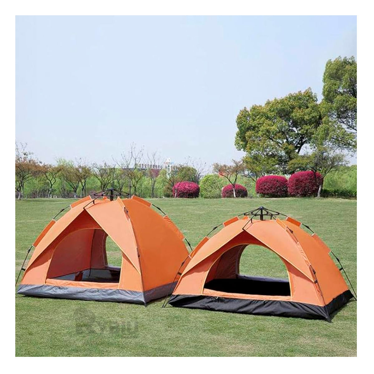 Tienda Resistente en Color Anaranjado Y+Ligas de Regalo