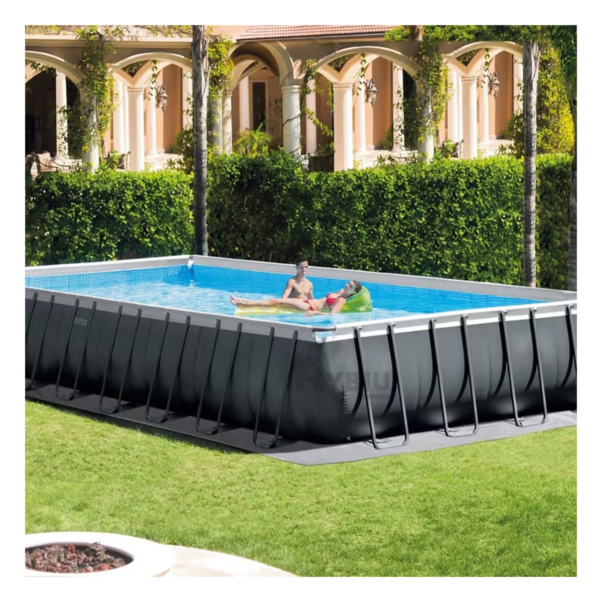 Piscina Sencilla de Transportar y Ergonomica Y+Stickers