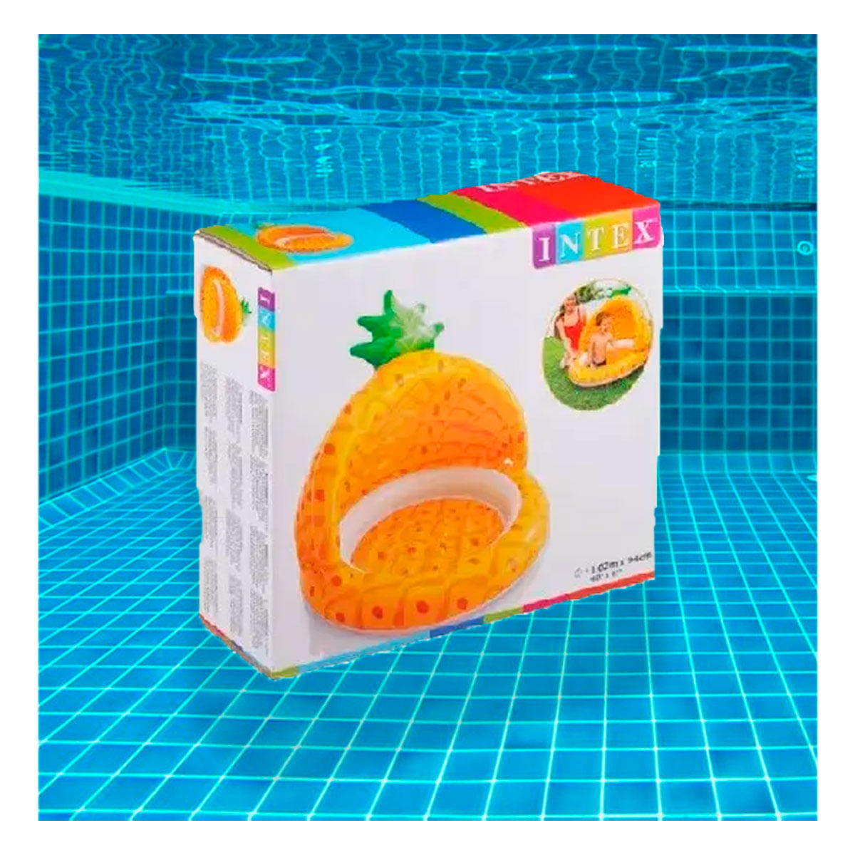 Pileta Facil de Transportar en Piña Y+Ligas de Regalo