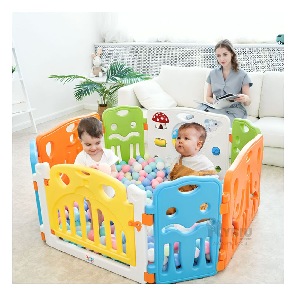 Juego de Corral para Niños Inquietos en Multicolor Juego de Corral para Niños Inquietos en Multicolor