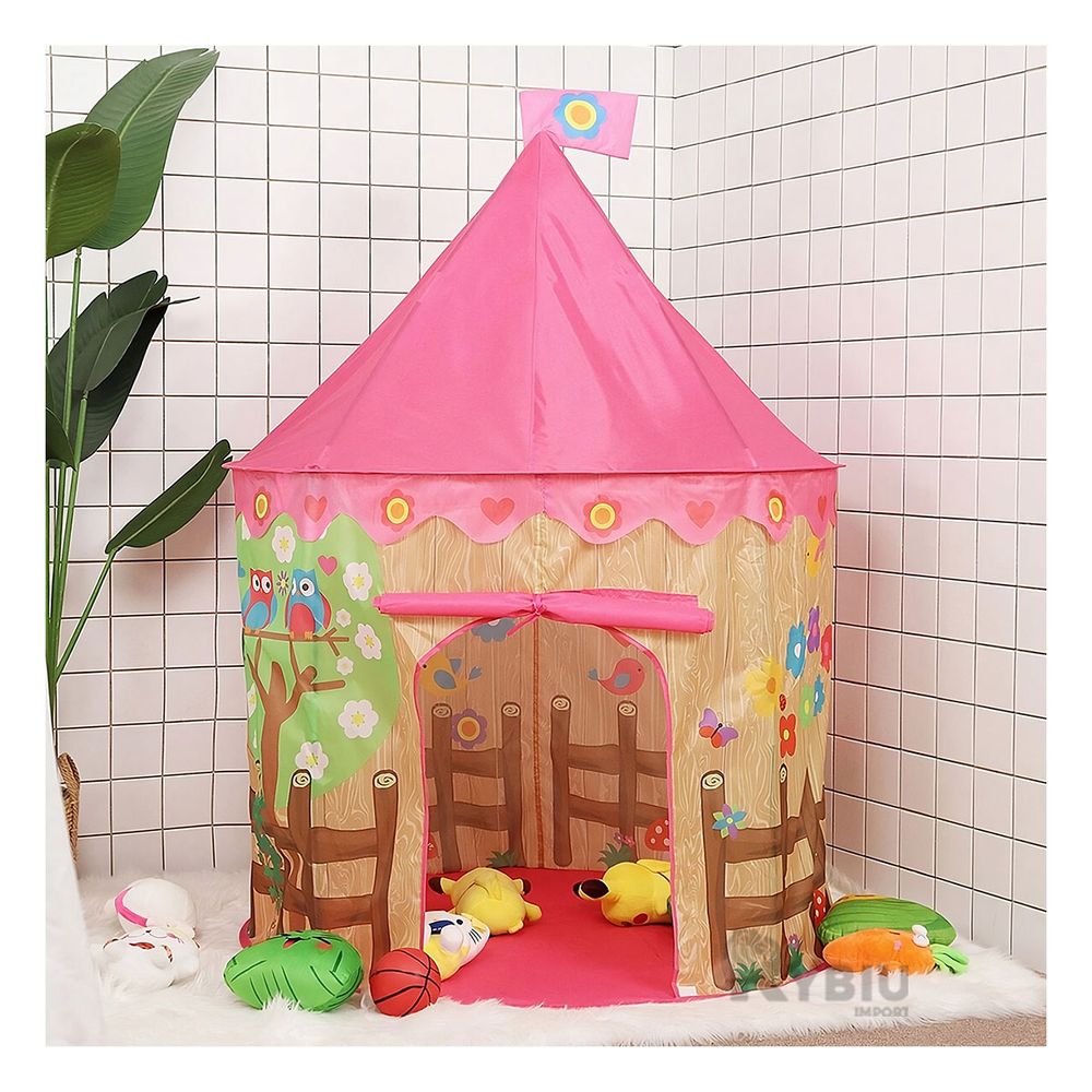 Carpa Movil para Niños de Campo 105x135CM en Color Rosado Carpa Movil para Niños de Campo 105x135CM en Color Rosado