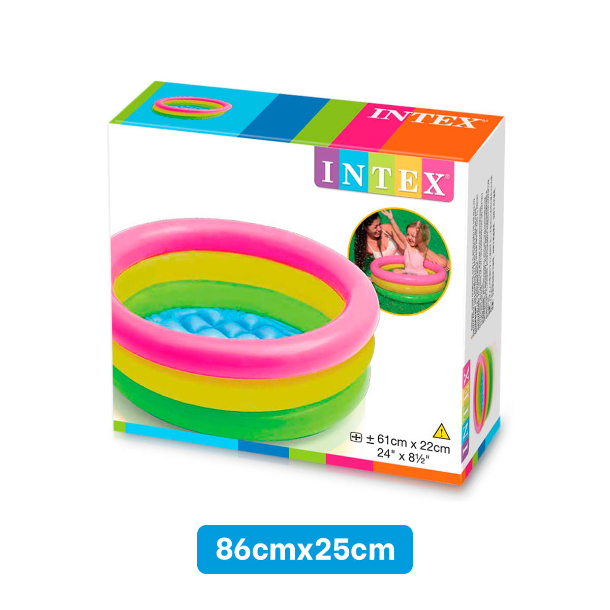 Pileta Acolchada para Niños Y+Regalo Ligas para Peinar