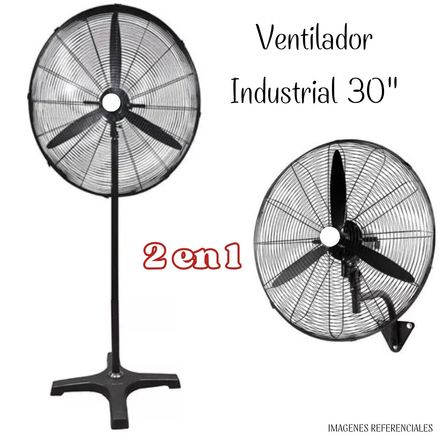 Ventilador Industrial Premier De 30” Pulgadas 2 En 1 – 200watts