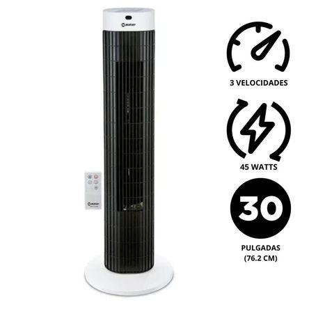 Ventilador Torre Vmtt-934R 30 pulgadas 45w Control remoto VMTT-934R