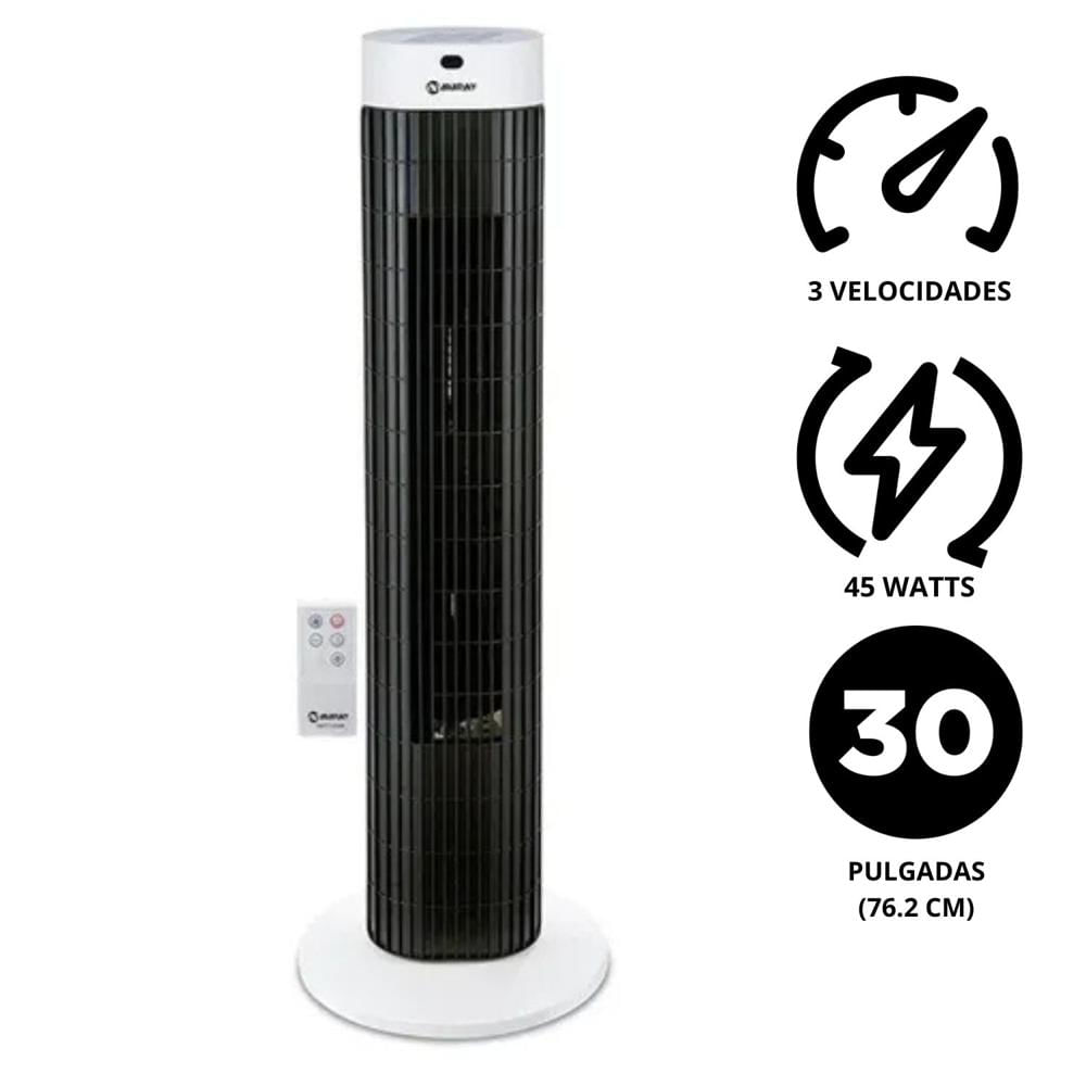 Ventilador Torre Vmtt-934R 30 pulgadas 45w Control remoto