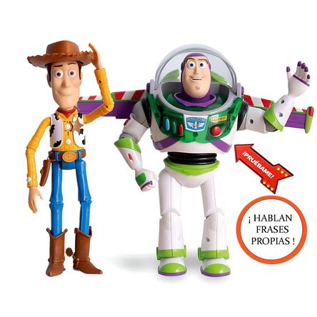 Set de Figuras De Acción Toy Story WOODY Y BUZZLIGHTYEAR Set de Figuras De Acción Toy Story WOODY Y BUZZLIGHTYEAR