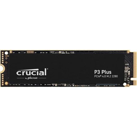 Disco SSD Crucial P3 Plus 4TB Negro Compacto Disco SSD Crucial P3 Plus 4TB Negro Compacto