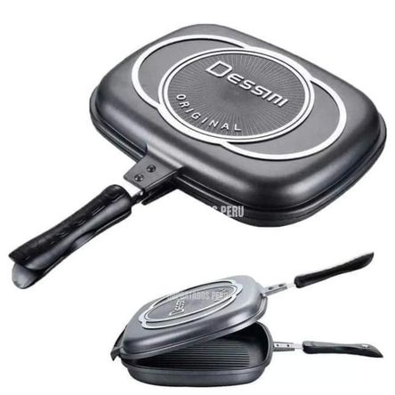 Sarten Dessini Doble Cara 40cm Color Negro