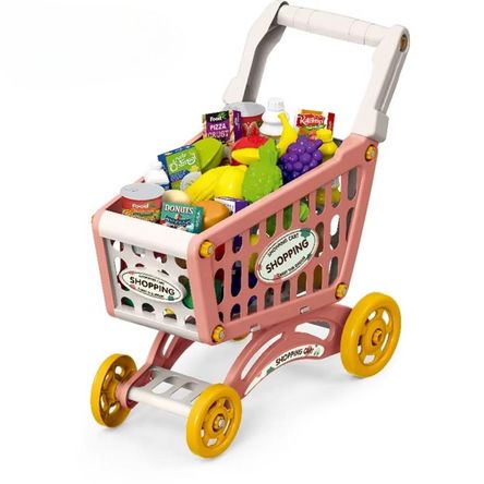 Juguete Carrito de Compras para Niñas 56 Piezas